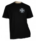 Preview: T-Shirt  Cross  Baumwolle schwarz Größe S bis 5XL