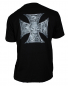 Preview: T-Shirt  Cross  Baumwolle schwarz Größe S bis 5XL