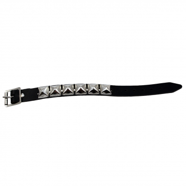 Preview: Lederarmband " Pyramidennieten "