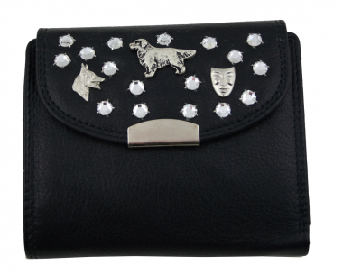 WESTERN-SPEICHER Geld Börse Portemonnaie Leder Strass  Swarovski Elements Bea 70