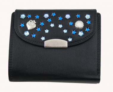 WESTERN-SPEICHER Geld Börse Portemonnaie Leder Strass  Swarovski Elements Bea 179