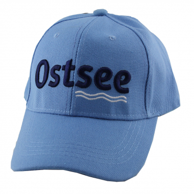 Cap Basecap Ostsee Hellblau