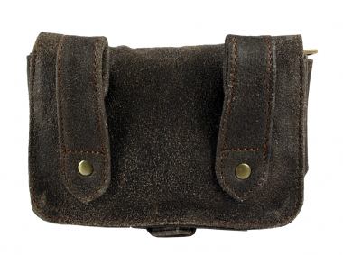 Western-Speicher Gürteltasche Hüfttasche WS05 Braun Leder Antik