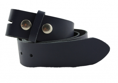 Ledergürtel Wechselgürtel Basic Dunkelblau