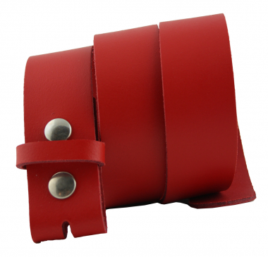 Ledergürtel Wechselgürtel Basic Rot