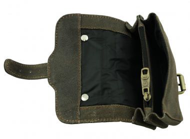 Festival Tasche Gürteltasche Hüfttasche Geldbörse WS05 Braun Leder Antik