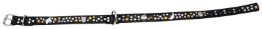 Hundehalsband Leder Strass Swarovski-Elements L/H018