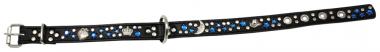 Hundehalsband Leder Strass Swarovski-Elements S/H019