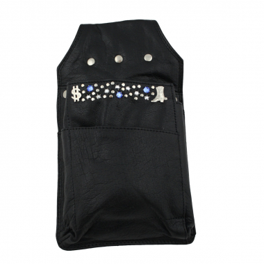 Western Speicher Leder Holster für Kellnerbörse mit Strass Swarovski Elements HK129