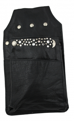 Western Speicher Leder Holster für Kellnerbörse mit Strass Swarovski Elements HK136