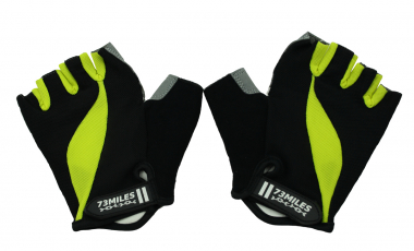 73MILES Leder Fahrradhandschuhe Fitness Sport Handschuhe Fingerlos Atmungsaktiv G05