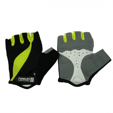 73MILES Leder Fahrradhandschuhe Fitness Sport Handschuhe Fingerlos Atmungsaktiv G05