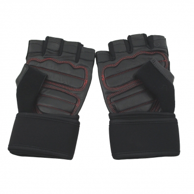 73MILES Leder Kraftsporthandschuhe Fitness Sport Bodybuilding Handschuhe Fingerlos S-XXL  G14