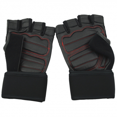 73MILES Leder Kraftsporthandschuhe Fitness Sport Bodybuilding Handschuhe Fingerlos S-XXL  G15