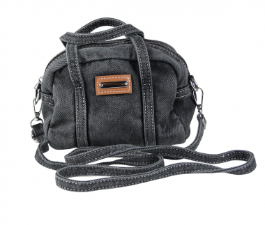 Kleine Damen Jeans Handtasche Denim Schultertasche Crossbody Tasche schwarz JT10
