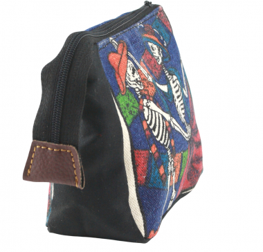 Preview: Mehrzwecktasche Kosmetik Tasche mit Reißverschluss - aus Mexico - KT 10