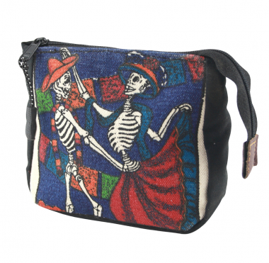 Preview: Mehrzwecktasche Kosmetik Tasche mit Reißverschluss - aus Mexico - KT 10