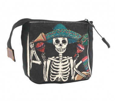 Mehrzwecktasche Kosmetik Tasche mit Reißverschluss - aus Mexico - KT 11