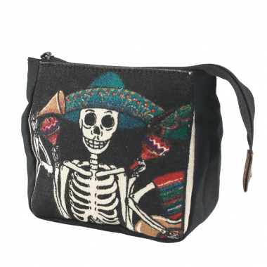 Preview: Mehrzwecktasche Kosmetik Tasche mit Reißverschluss - aus Mexico - KT 11
