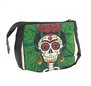 Mehrzwecktasche Kosmetik Tasche mit Reißverschluss - aus Mexico - KT 12