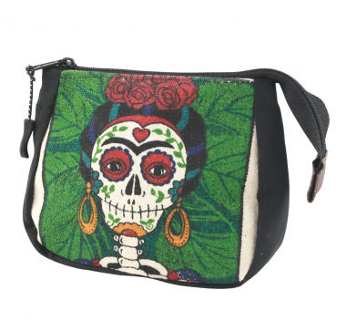 Preview: Mehrzwecktasche Kosmetik Tasche mit Reißverschluss - aus Mexico - KT 12