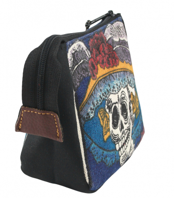 Preview: Mehrzwecktasche Kosmetik Tasche mit Reißverschluss - aus Mexico - KT 17