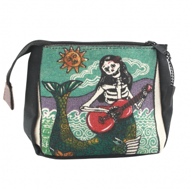 Mehrzwecktasche Kosmetik Tasche mit Reißverschluss - aus Mexico - KT 18