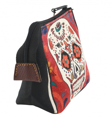 Preview: Mehrzwecktasche Kosmetik Tasche mit Reißverschluss - aus Mexico - KT 19