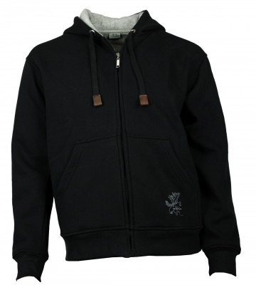 WESTERN-SPEICHER Kapuzenjacke Sweatjacke Schwarz S - 3XL