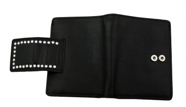 WESTERN-SPEICHER Geldbörse Portemonnaie Leder Strass  Swarovski Elements Laura 108