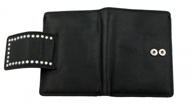 WESTERN-SPEICHER Geldbörse Portemonnaie Leder Strass  Swarovski Elements Laura 109