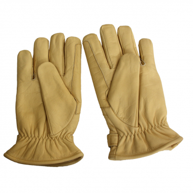 Preview: WESTERN SPEICHER Leder- Western- Biker- Reithandschuhe gefüttert Natur S-2XL
