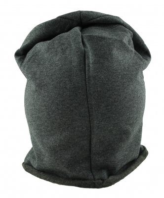 Mütze Beanie Damen Glitzer mit Strass Applikationen Anker Grau B07 onesize