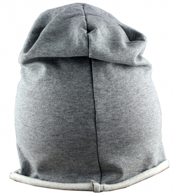 Mütze Beanie Damen Glitzer mit Strass Applikationen Stern Hellgrau B03 onesize