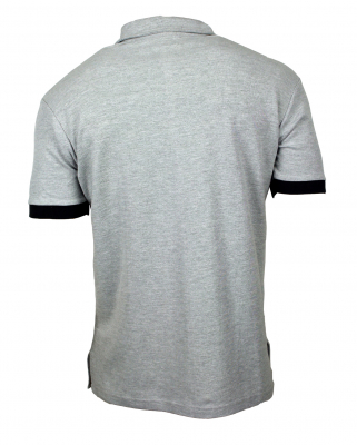 73MILES Poloshirt Herren Polohemd kurzarm grau S - 4XL