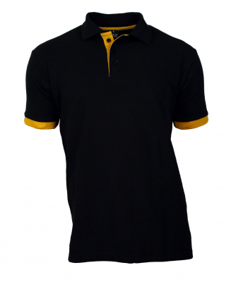73MILES Poloshirt Herren Polohemd kurzarm schwarz S - 4XL