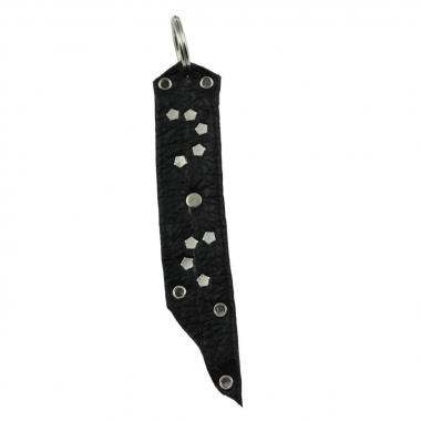 Preview: Schlüsselanhänger Leder Strass Swarovski-Elements SA384