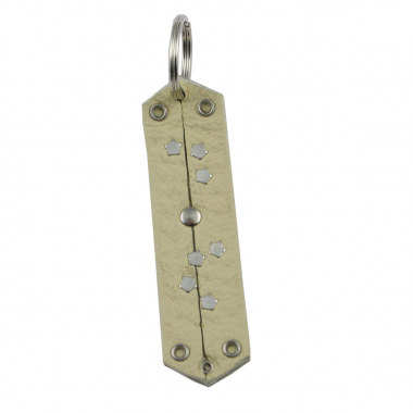 Preview: WESTERN-SPEICHER Schlüsselanhänger Leder Strass Swarovski-Elements SA306