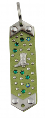 WESTERN-SPEICHER Schlüsselanhänger Leder Strass Swarovski-Elements SA271