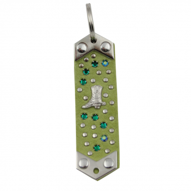 WESTERN-SPEICHER Schlüsselanhänger Leder Strass Swarovski-Elements SA271