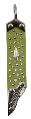 WESTERN-SPEICHER Schlüsselanhänger Leder Strass Swarovski-Elements SA272