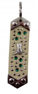 WESTERN-SPEICHER Schlüsselanhänger Leder Strass Swarovski-Elements SA306