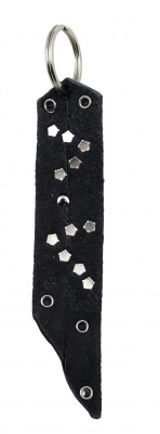 Schlüsselanhänger Leder Strass Swarovski-Elements SA300