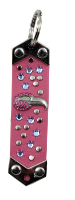WESTERN-SPEICHER Schlüsselanhänger Leder Strass Swarovski-Elements SA284