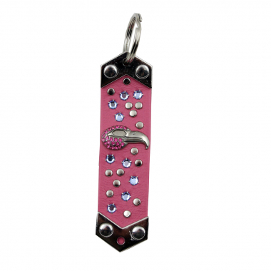 WESTERN-SPEICHER Schlüsselanhänger Leder Strass Swarovski-Elements SA284