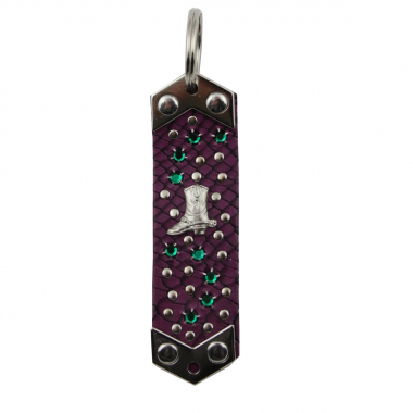 WESTERN-SPEICHER Schlüsselanhänger Kunstleder Strass Swarovski-Elements SAK12