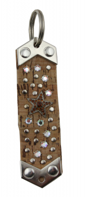WESTERN-SPEICHER Schlüsselanhänger Kork Strass Swarovski-Elements SAK20