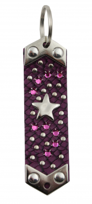 WESTERN-SPEICHER Schlüsselanhänger Kunstleder Strass Swarovski-Elements SAK22