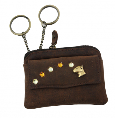 WESTERN-SPEICHER Schlüsseltasche Leder Strass Swarovski Elements SB 10