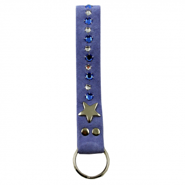 WESTERN-SPEICHER Schlüsselanhänger Leder Strass Swarovski-Elements SL10